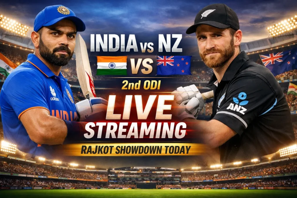 India vs NZ 2nd ODI Live Streaming