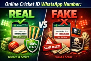 Online Cricket ID WhatsApp Number: Real vs Fake