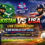 Pakistan vs USA Live Commentary T20 World Cup 2026.
