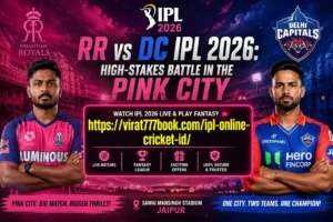 RR vs DC IPL 2026